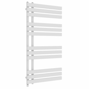 Koli 1200 x 600mm White Simple Electric Heated Towel Rail