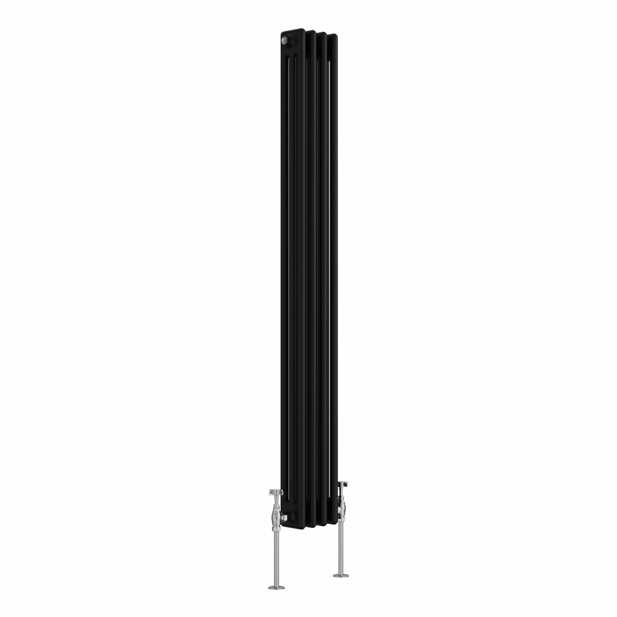 Bern Black Vertical Column Radiator - Choice Of Sizes