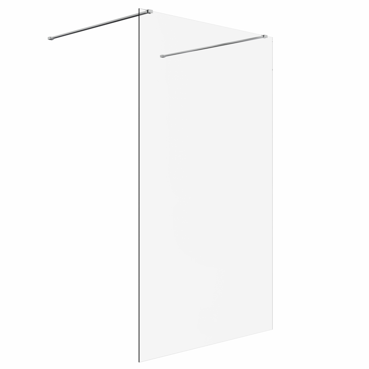 Wasdale 1200mm Chrome Walk Through Wet Room Screen