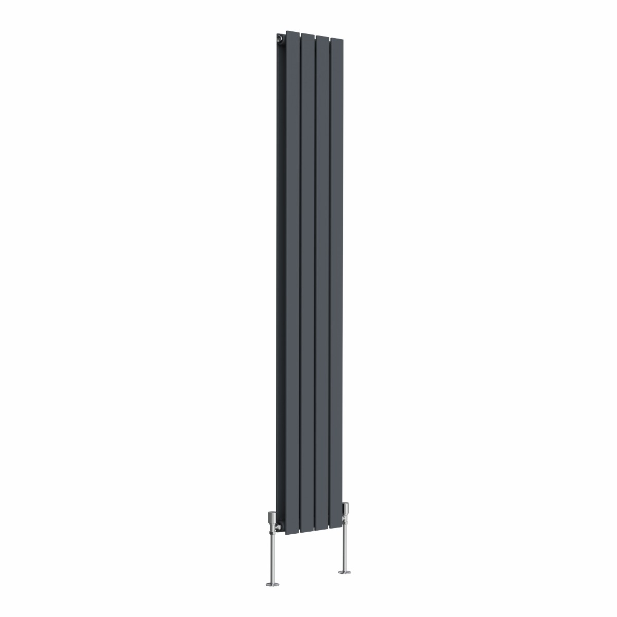Karlstad 1800 x 274mm Anthracite Double Vertical Flat Panel Designer Radiator
