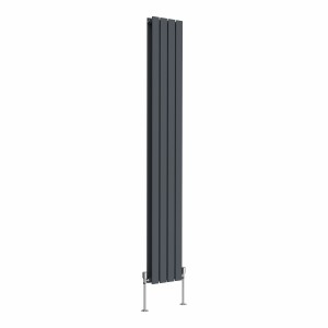 Karlstad 1800 x 274mm Anthracite Double Vertical Flat Panel Designer Radiator
