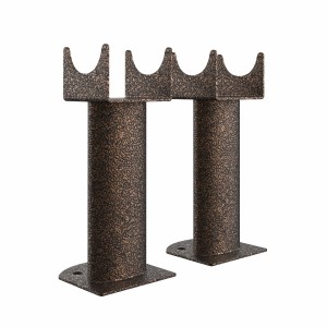 Norden Oval Column Radiator Feet - Black Copper