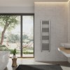 Bergen 1400 x 400mm Straight Chrome Heated Towel Rail