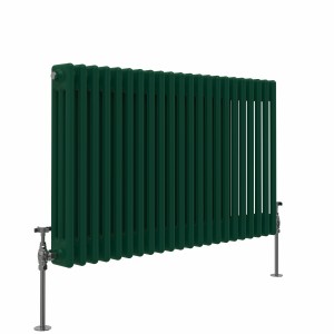 Bern 600 x 1010mm Moss Green Triple Horizontal Column Radiator