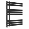Koli 800 x 600mm Black Simple Electric Heated Towel Rail