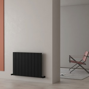 Carisa Nemo 600 x 850mm Black Designer Aluminium Radiator