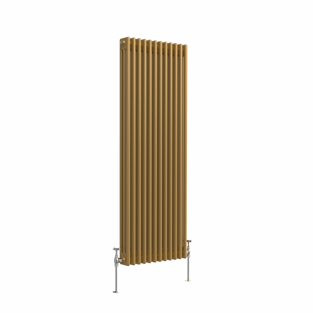 Bern 1500 x 560mm Metallic Gold Triple Vertical Column Radiator