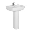 Feel 600 Basin with Full Pedestal