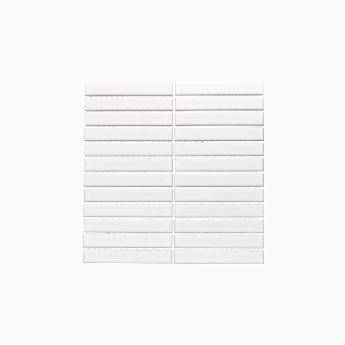 Kitkat White Mosaic 299x296x8mm  - 0.88sqm - 10 - Box Qty