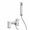 Alban Modern Bath Shower Mixer Tap with Hand Shower - Chrome