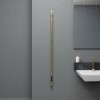 Carisa Maxim 1500 x 30mm Brushed Brass Anodized Designer Stainless Steel Electric Towel Rail