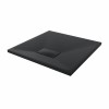 Terra - 700x700mm Slate Effect Square Shower Tray Black