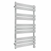 Juva 1000 x 600mm Chrome Flat Panel Thermostatic Touch Control Electric Heated Towel Rail