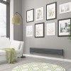 Norden Oval Tube Double Horizontal Designer Radiator - Choice of Size & Colour