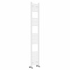 Bergen 1800 x 300mm Straight White Heated Towel Rail