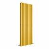 Lulea 1800 x 620mm Zinc Yellow Double Vertical Flat Panel Designer Radiator