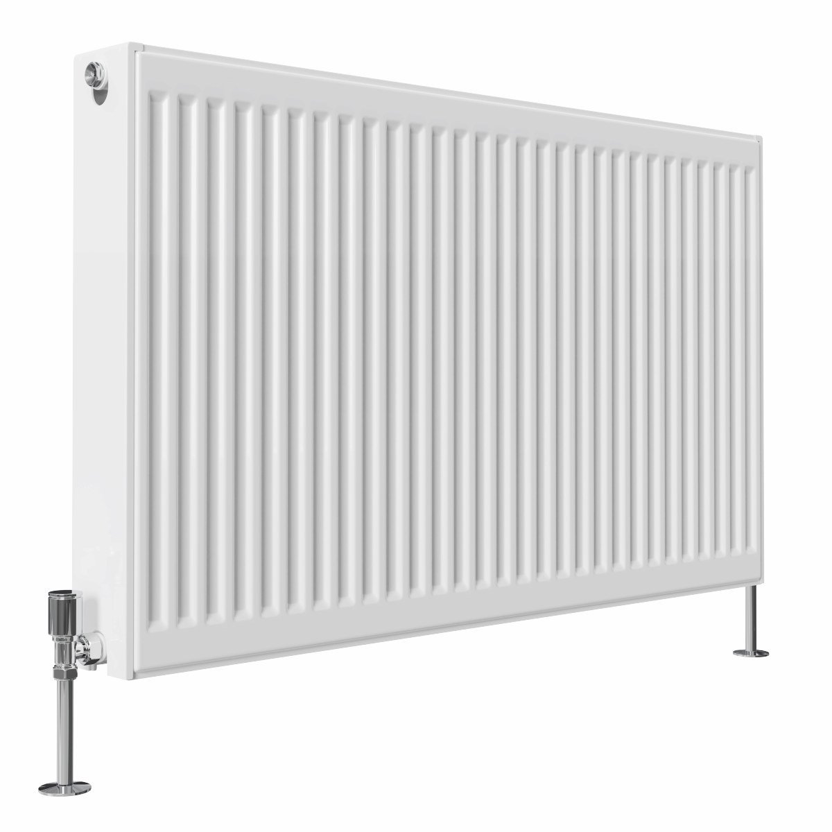 Type 22 H600 x W1000 mm Compact Double Convector Radiator - White