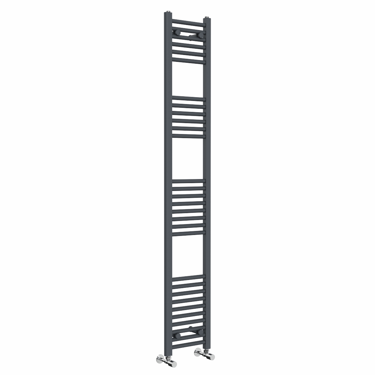 Bergen 1800 x 300mm Straight Anthracite Heated Towel Rail