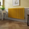 Bern 600 x 1190mm Zinc Yellow Triple Column Horizontal Traditional Radiator