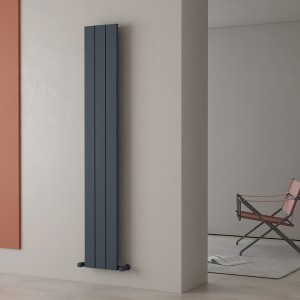 Carisa Nemo 1800 x 280mm Anthracite Designer Aluminium Radiator