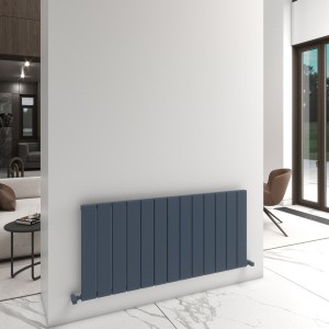 Carisa Angers 600 x 1295mm Anthracite Designer Aluminium Radiator
