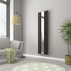 Norden 1800 x 500mm Black Mirror Single Panel Vertical Designer Radiator