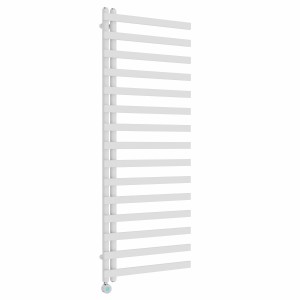 Kemi 1600 x 600mm White Thermostatic Touch Control Electric Heated Towel Rail