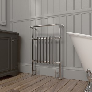 Geneva Traditional 952 x 659mm Chrome Heated Towel Rail Radiator
