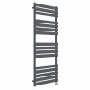 Juva 1600 x 600mm Sand Grey Flat Panel Thermostatic Touch Control Wifi Electric Heated Towel Rail