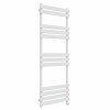 Juva 1600 x 600 mm White Flat Panel Thermostatic Touch Control Wifi Electric Heated Towel Rail