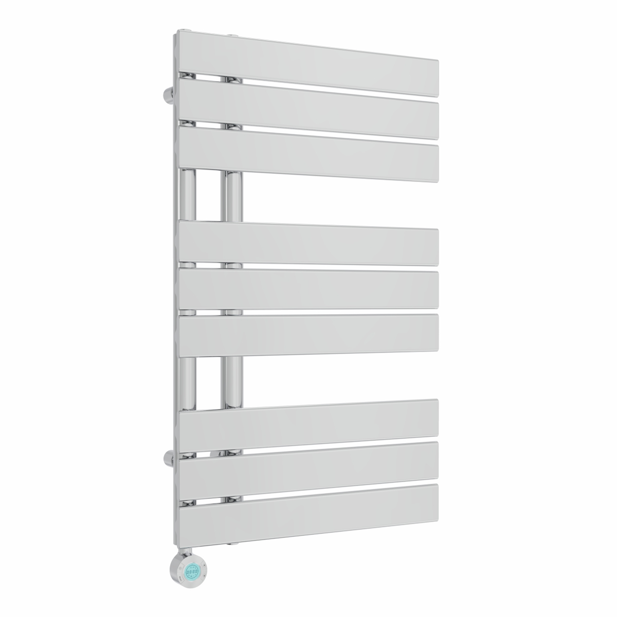 Kristiansund 824 x 500mm Chrome Thermostatic Touch Control Electric Heated Towel Rail