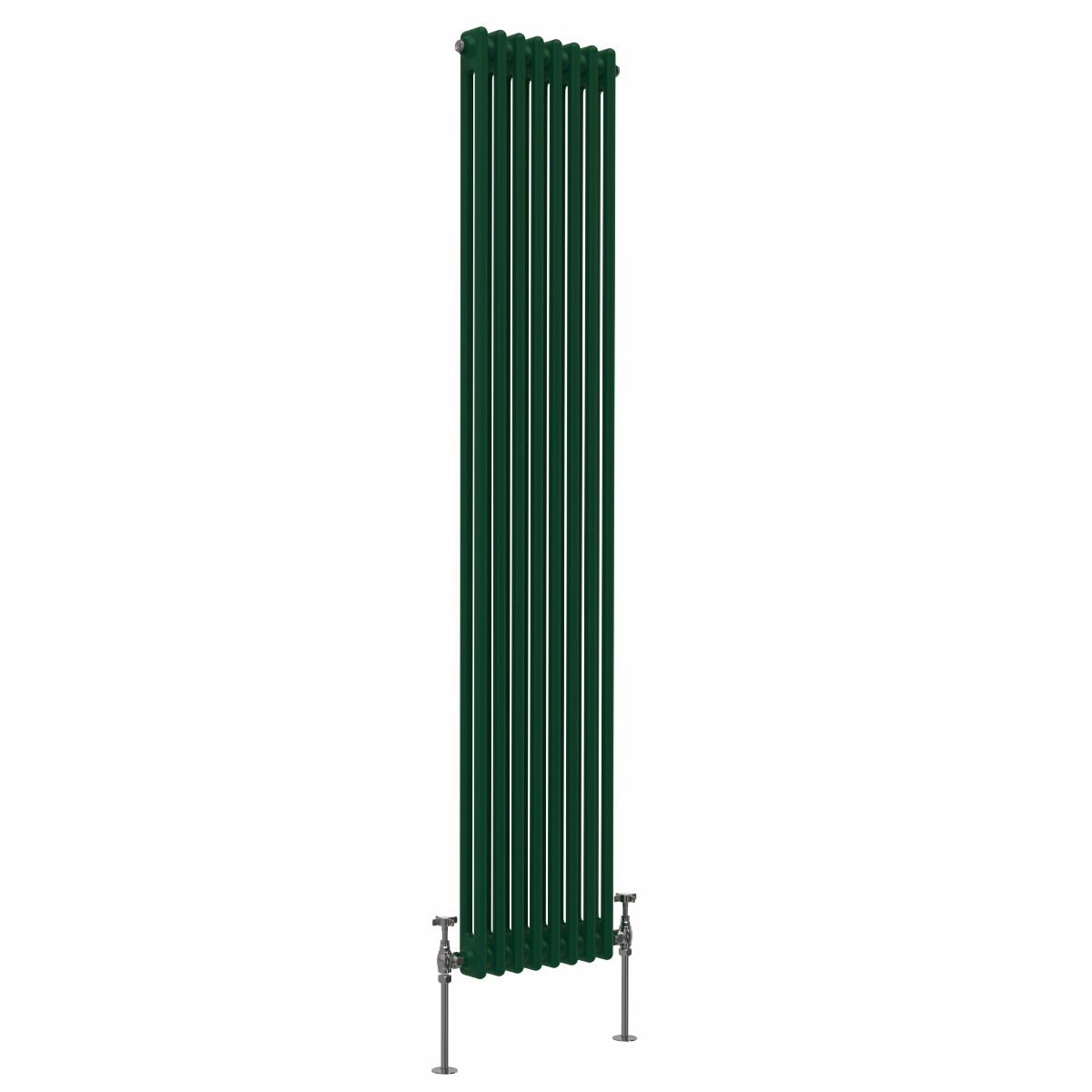 Bern 1800 x 380mm Moss Green Double Vertical Column Radiator