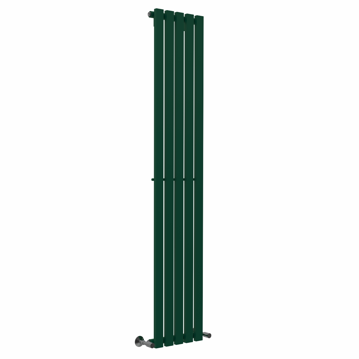 Lulea 1800 x 340mm Moss Green Single Flat Panel Vertical Designer Radiator