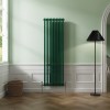 Bern 1800 x 560mm Moss Green Double Vertical Column Radiator