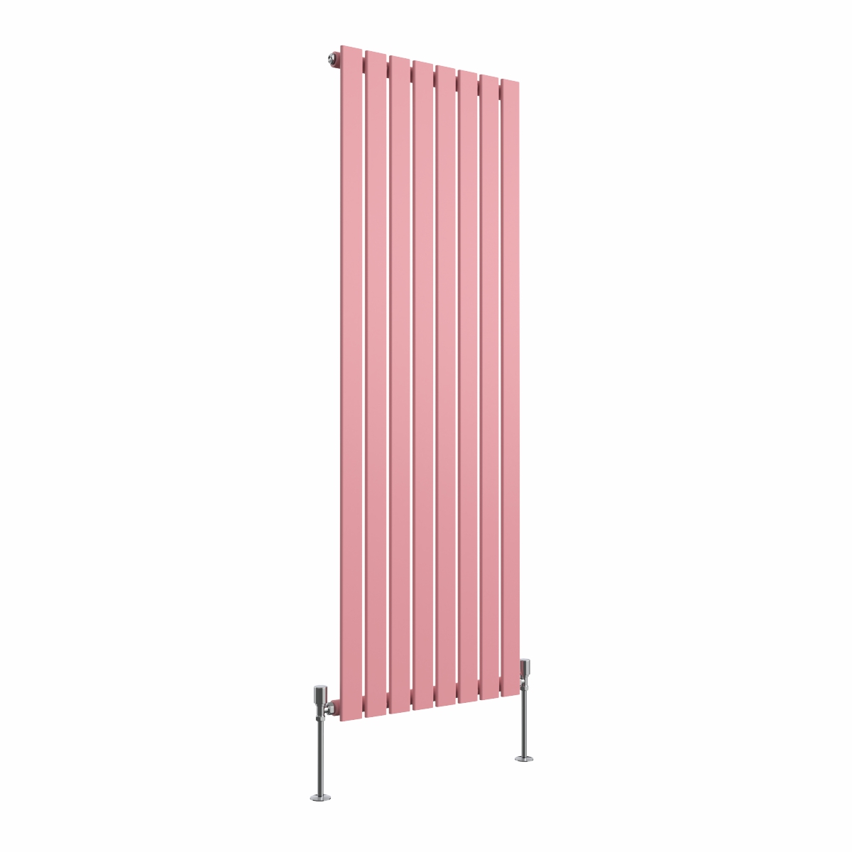 Karlstad 1600 x 546mm Rose Pink Single Vertical Flat Panel Designer Radiator