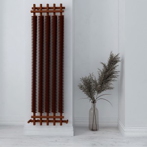 Carisa Dora 1800 x 490mm Metallic Matt Copper Designer Steel Radiator