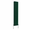Norden 1600 x 355mm Moss Green Double Oval Column Vertical Designer Radiator