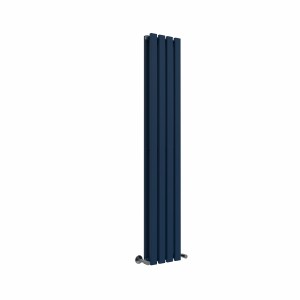 Lulea 1600 x 270mm Sapphire Blue Double Vertical Flat Panel Designer Radiator