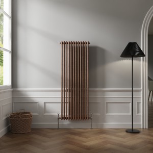 Bern Black Copper Vertical Column Coloured Radiator - Choice of Size