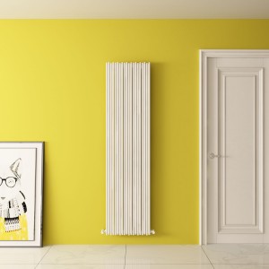 Carisa Pipette 1800 x 470mm White Designer Aluminium Radiator