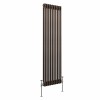 Bern 1500 x 470mm Black Copper Double Vertical Column Radiator