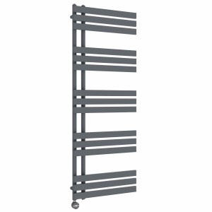 Koli 1600 x 600mm Anthracite Thermostatic Touch Control Electric Heated Towel Rail