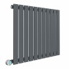 Karlstad 600 x 750mm Anthracite Horizontal Flat Panel Wifi Electric Radiator - 800W