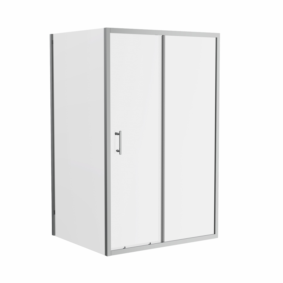 Ennerdale 1200mm Sliding Door with 700mm Side Panel - Chrome