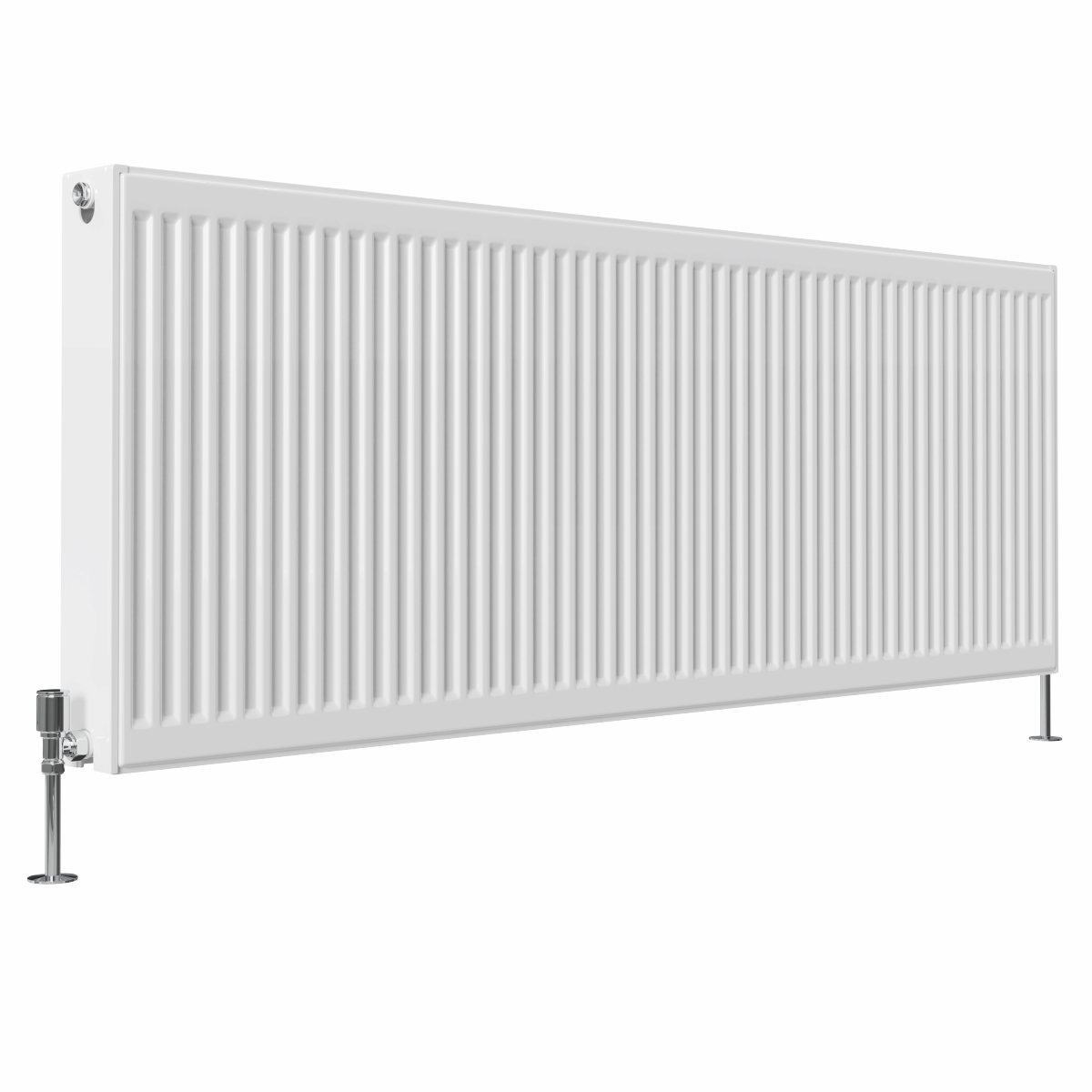 Type 22 H600 x W1600 mm Compact Double Convector Radiator - White