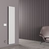 Carisa Boreas N 1800 x 369mm White Designer Aluminium Electric Radiator
