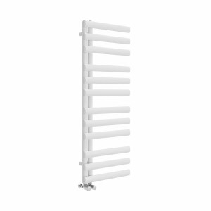 Kongsberg 1200 x 450 Designer Towel Radiator - White