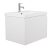 Tonic White 600mm Wall Hung Vanity Unit & Basin