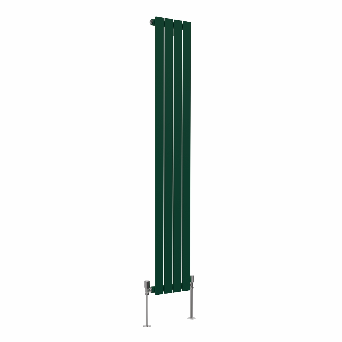 Karlstad 1600 x 274mm Moss Green Single Flat Panel Vertical Designer Radiator