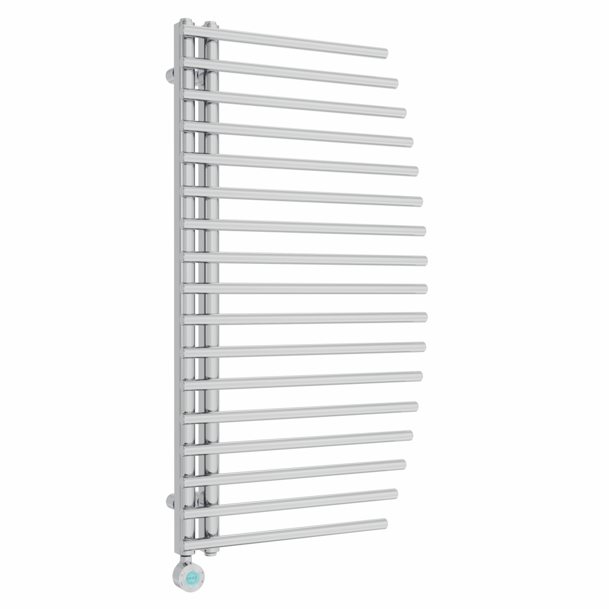 Sigla 1000 x 550mm Chrome Thermostatic Touch Control Wifi Electric Heated Towel Rail
